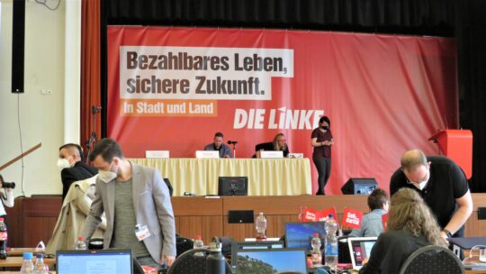 Landesparteitag DIE LINKE. 14. Mai 2022 in Annaberg-Buchholz