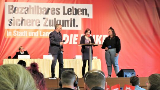 Landesparteitag DIE LINKE. 14. Mai 2022 in Annaberg-Buchholz